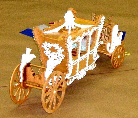 Cinderella Carriage Back View 