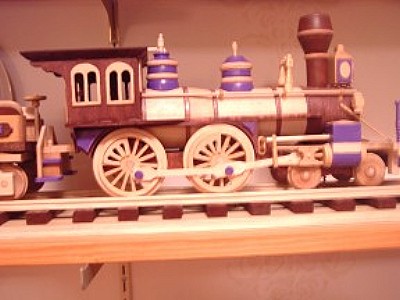 Train Engine Side View 