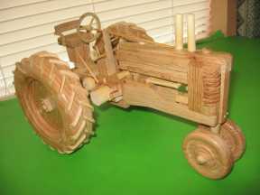 Tractor left side view